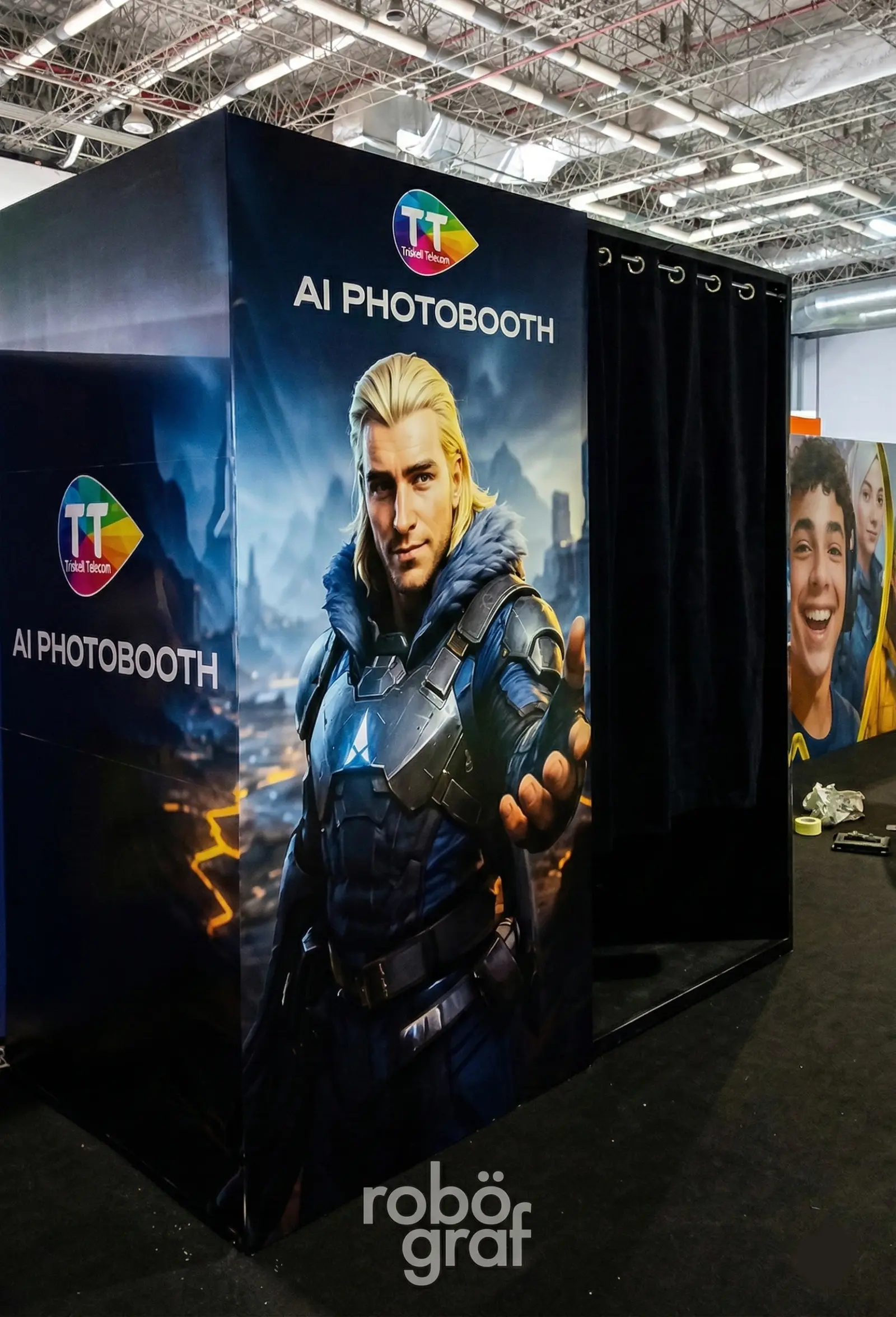 Cabine Booth Robograf en Tunisie