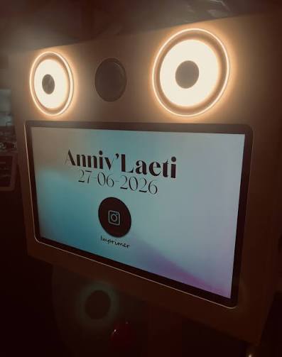 Animation Photobooth Robograf lors d’un anniversaire